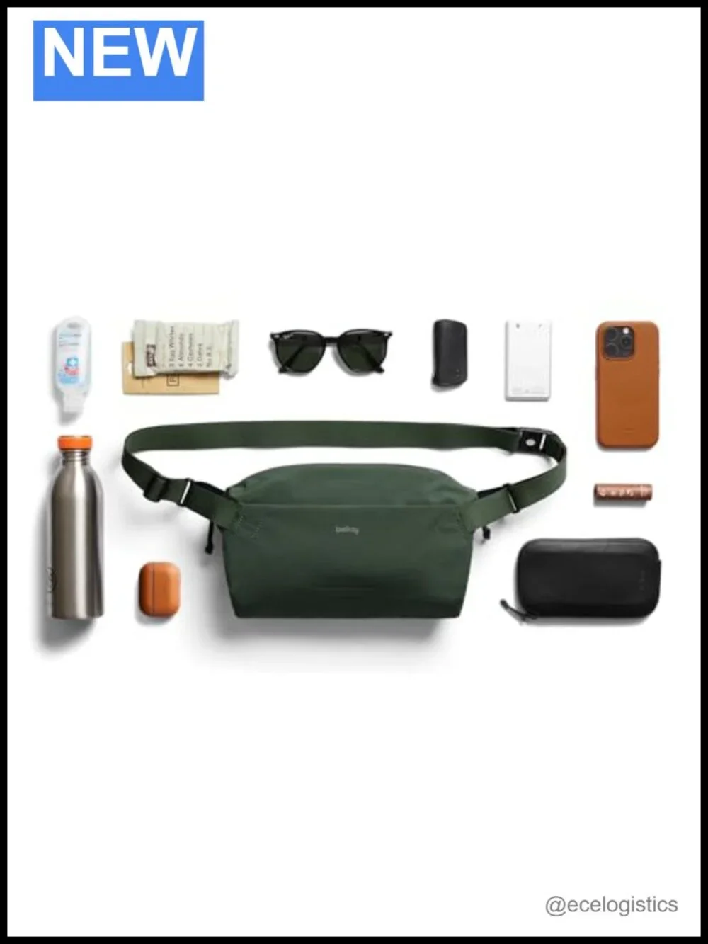 Bellroy Lite Sling Lightweight Crossbody Bag Recycled Ripstop Nylon 7L